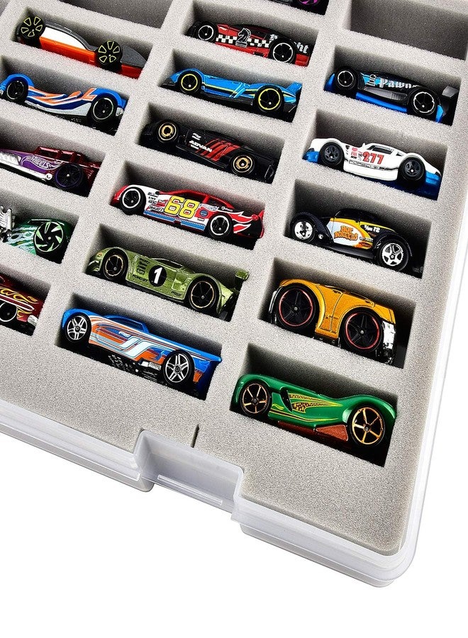 FULLCASE Case Compatible with Hot Wheels Cars. Toy Organizer Storage Container Holds for Hotwheels Car 27pcs. Display Carrying Holder with 4 Size of Slots (Box Only) - Image 5